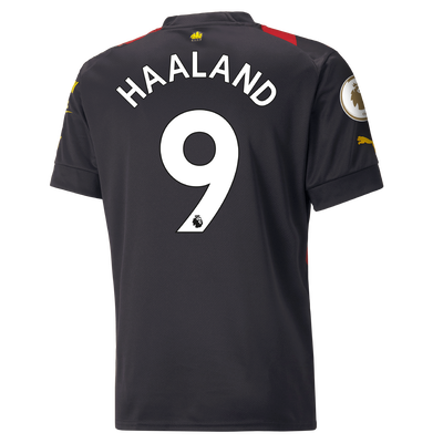 Manchester City Away Jersey 2022/23 with HAALAND 9 printing