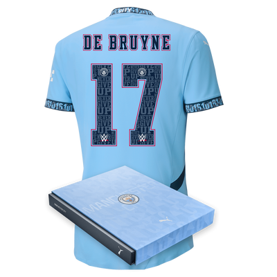 Manchester City Authentic Home Jersey 2024/25 With DE BRUYNE 17 Printing