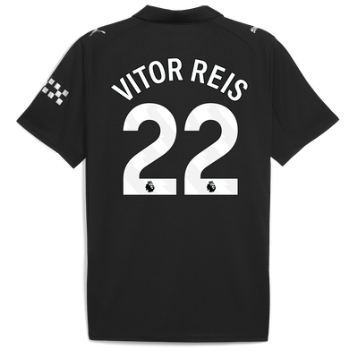 Manchester City Auswärtstrikot 2025/26 Mit VITOR REIS 22 Druck