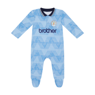 Manchester City 1989 Retro Babygrow