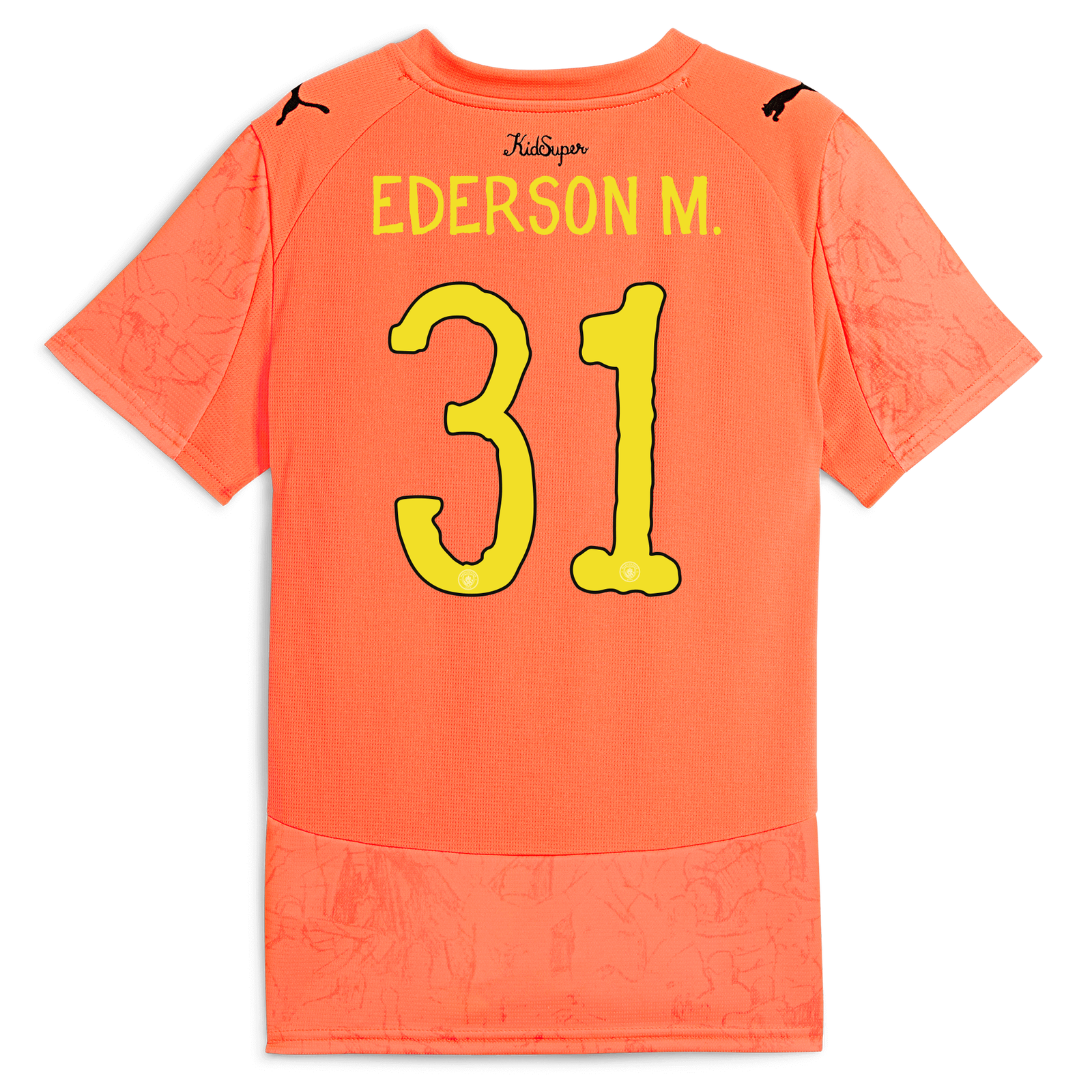 Kids' Manchester City GK KidSuper Jersey 2025/26 With