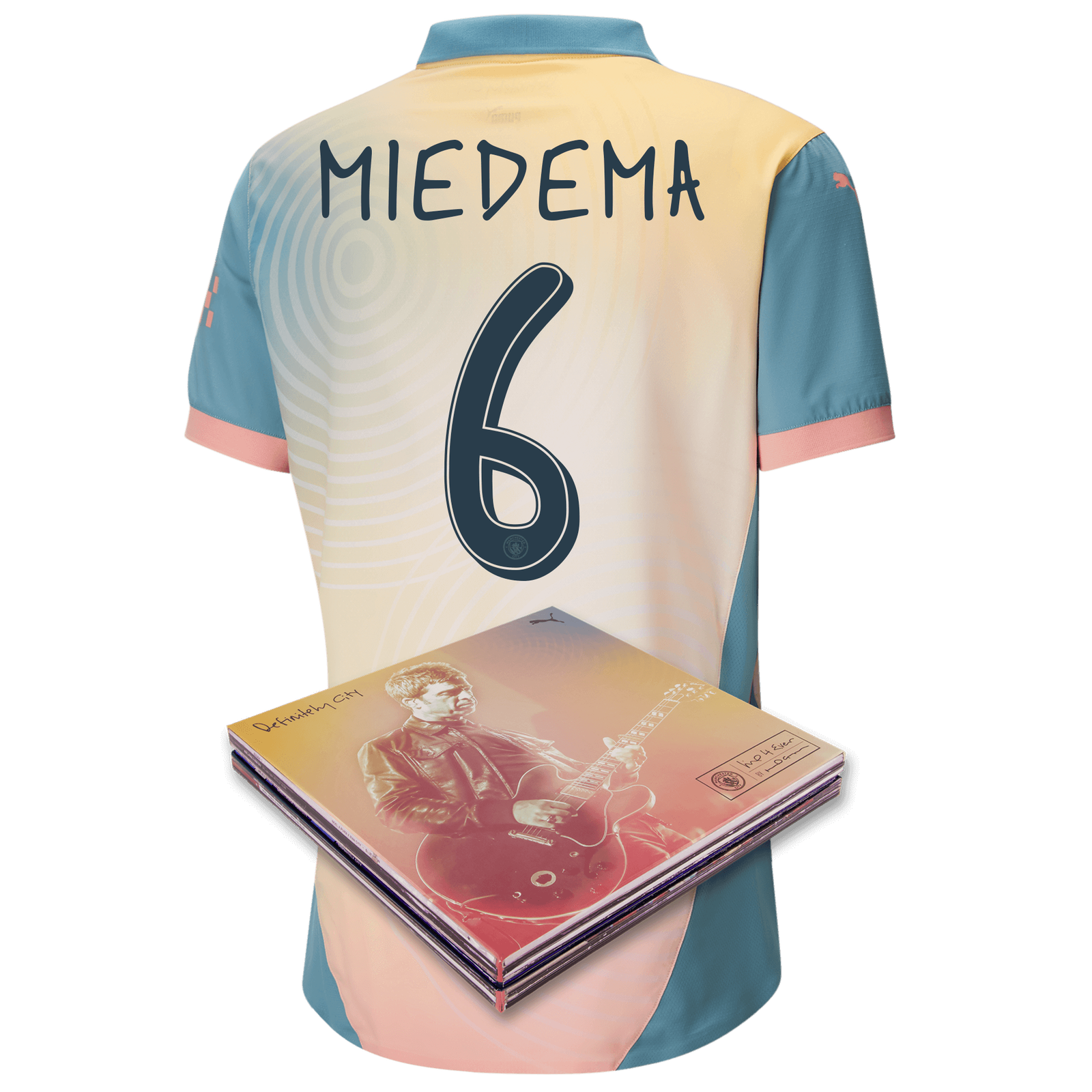 Manchester City Authentic 'Definitely City' Jersey 2024/25 With MIEDEMA