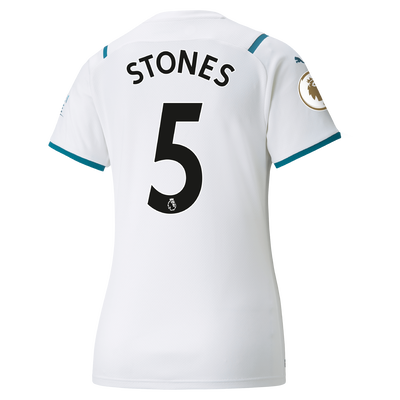 Womens Manchester City Away Shirt 21/22 with John Stones printing