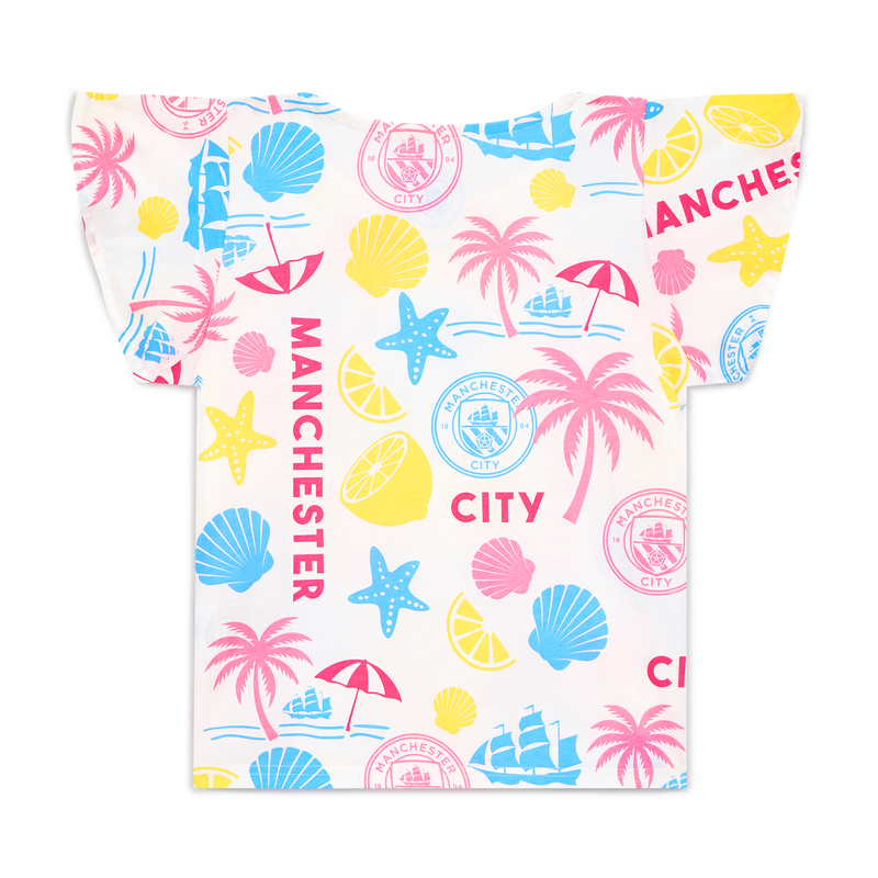 MCFC FW GIRLS FLUTTER AOP TEE - multi