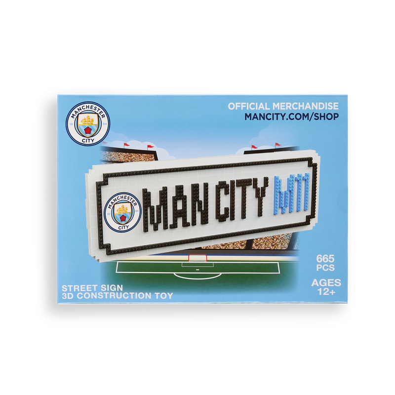 MCFC FW BRXLZ STREET SIGN - blue