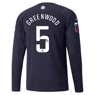 Manchester City 3rd Shirt Long Sleeve 21/22 with Alex Greenwood printing