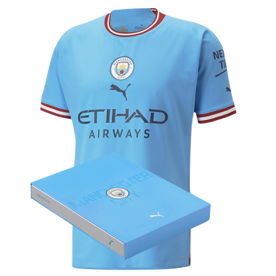 Manchester City Authentic Home Jersey 2022/23 in Gift Box