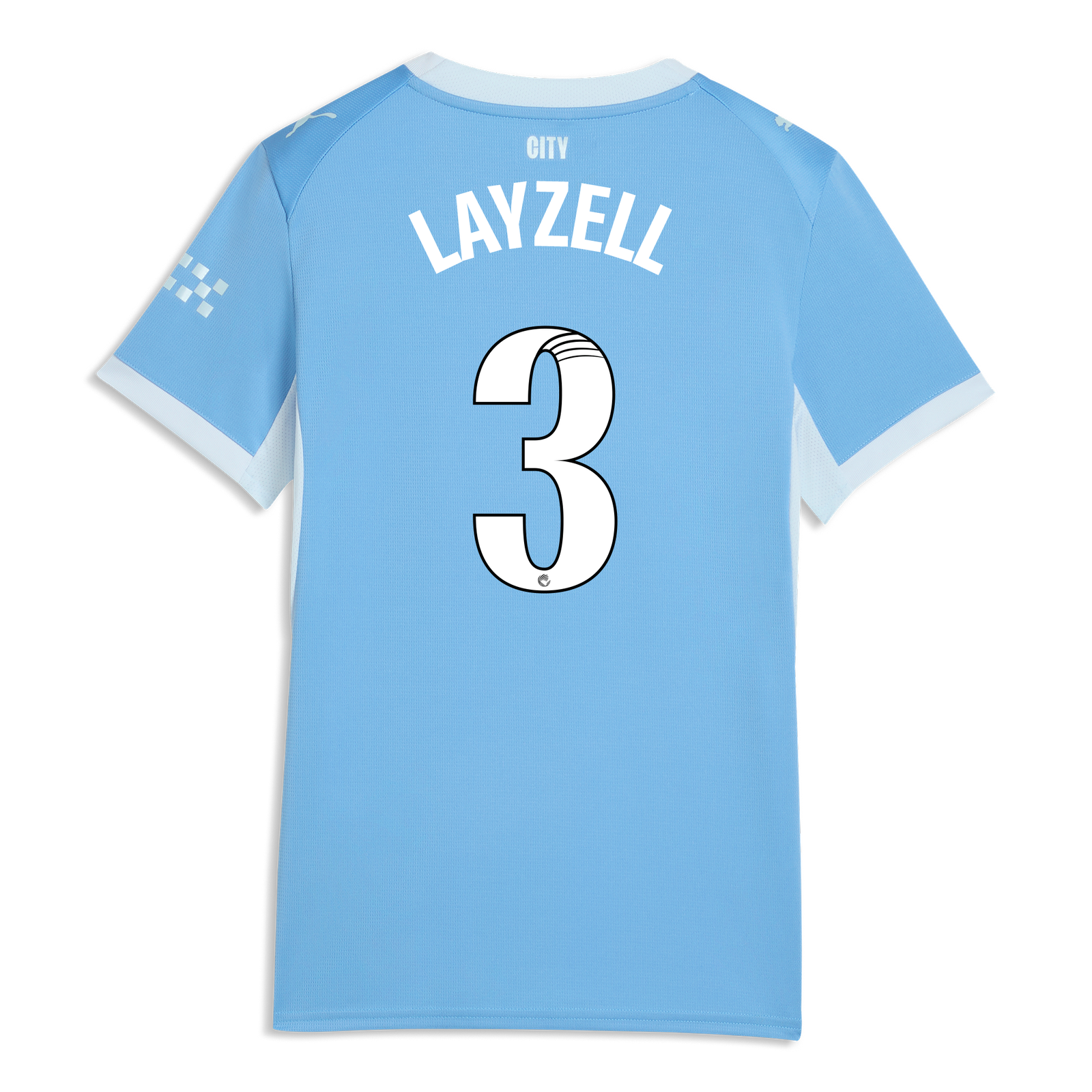 Women's Manchester City Home Jersey 2026/27 With LAYZELL 3