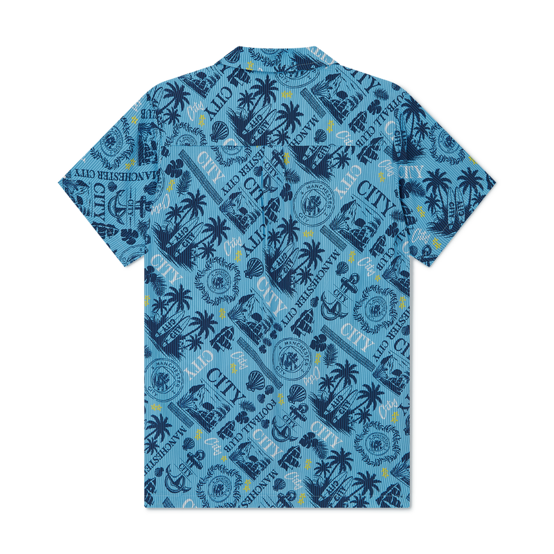 MCFC FW SS HAWAIIAN SHIRT - blue