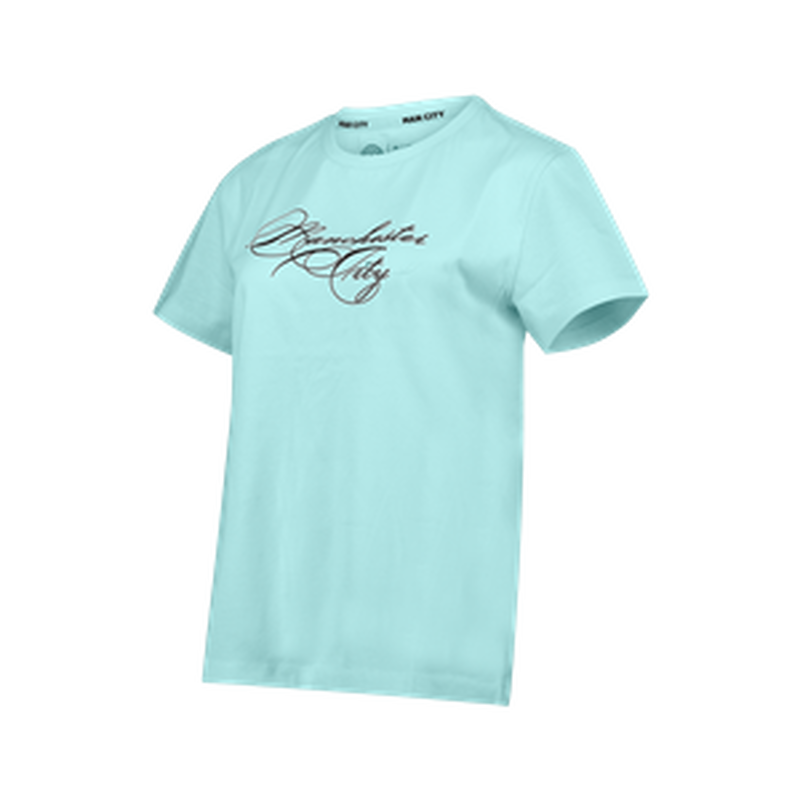 MCFC FW WOMENS CITY TEE - light blue