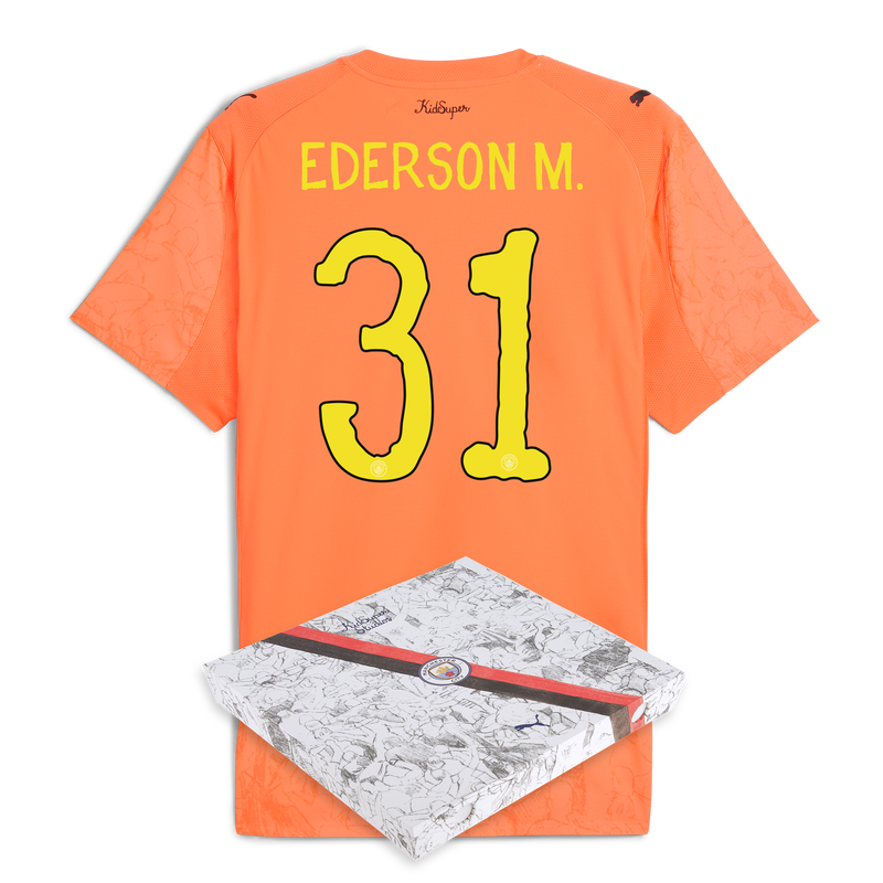 MENS AUTHENTIC GK KidSuper SHIRT SS-EDERSON M.-31-KS-WC - 