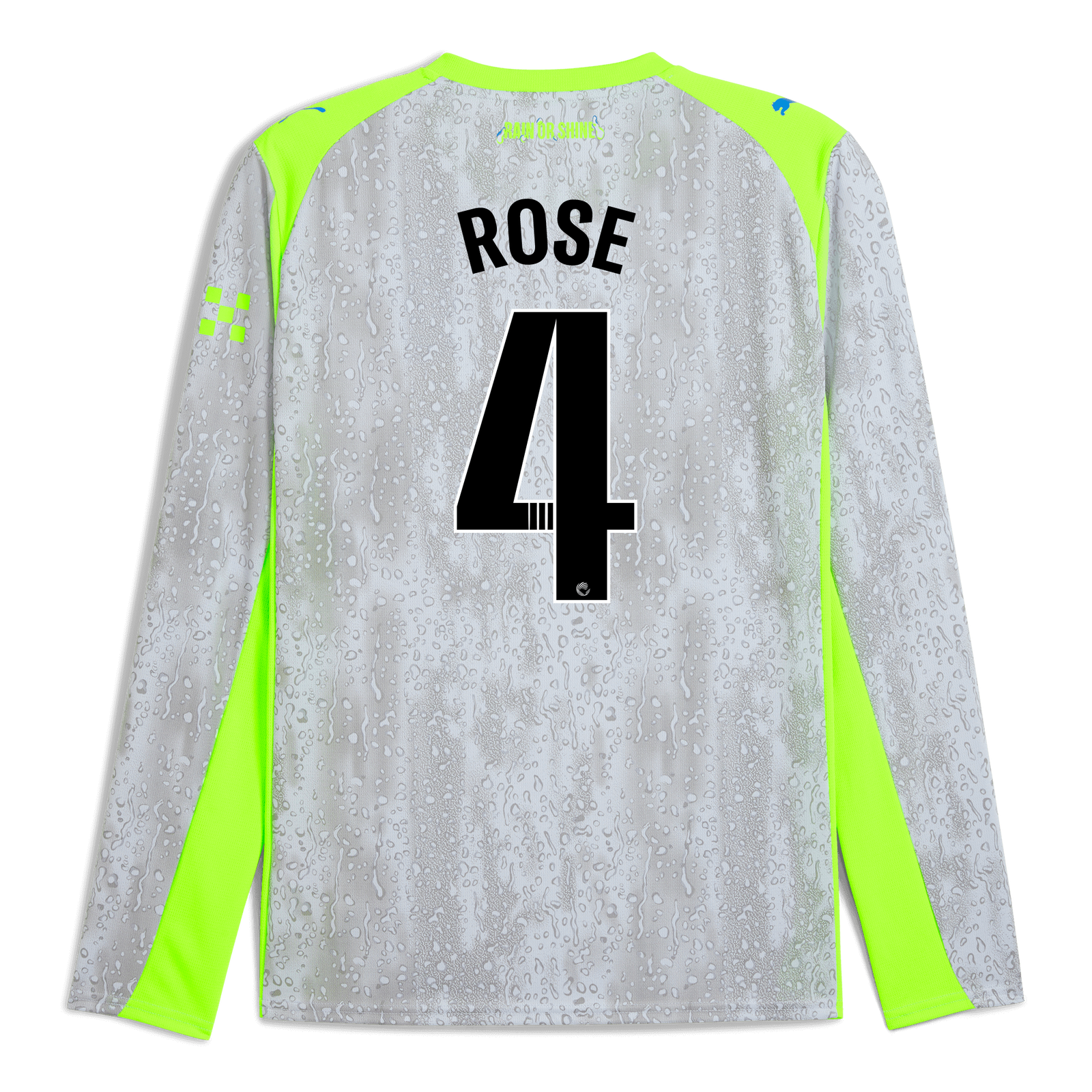 マンチェスター・シティ 2025/26 サード 長袖ユニフォーム（ROSE 4 