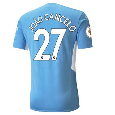 Manchester City Home Authentic Shirt 21/22 with João Cancelo printing
