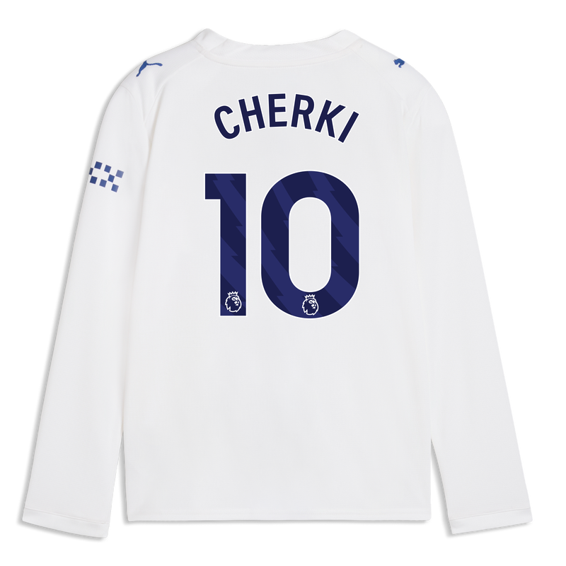 CHERKI 10 長袖 マンチェスターシティ 26-27シーズン 新ユニ CHERKI 10 長袖 マンチェスターシティ 26-27シーズン 新ユニ