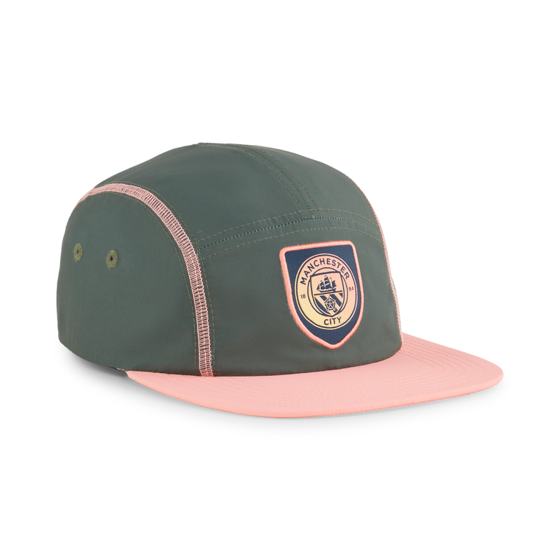 MCFC LW STATEMENT 5 PANEL CAP - khaki