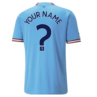 Manchester City Home Jersey 22/23 with custom printing