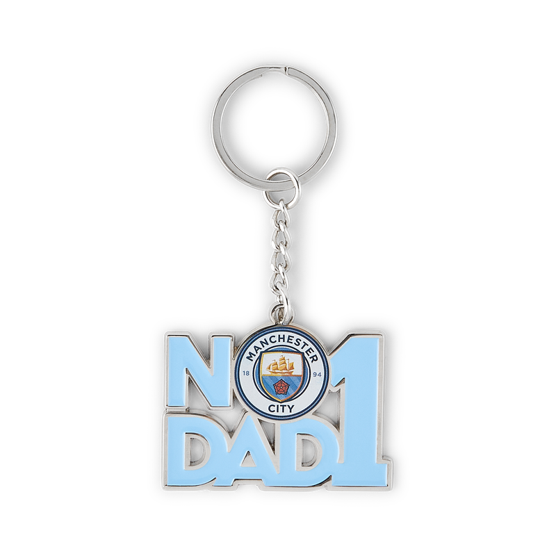 MCFC FW NO.1 FAN KEYRING - blue