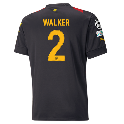 Manchester City Uitshirt 2022/23 met WALKER 2 bedrukking
