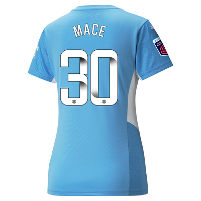 Womens Manchester City Home Shirt 21/22 with Ruby Mace printing