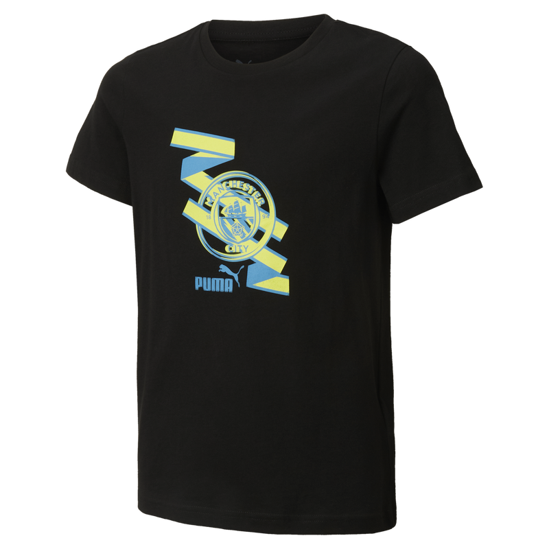 MCFC LW KIDS FTBLCULTURE TEE - black