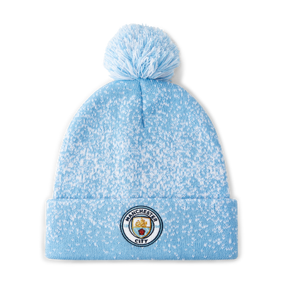 Manchester City Speckled Bobble Hat