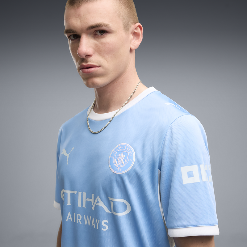 MCFC RP MENS HOME JERSEY - Team Light Blue-Icy Blue