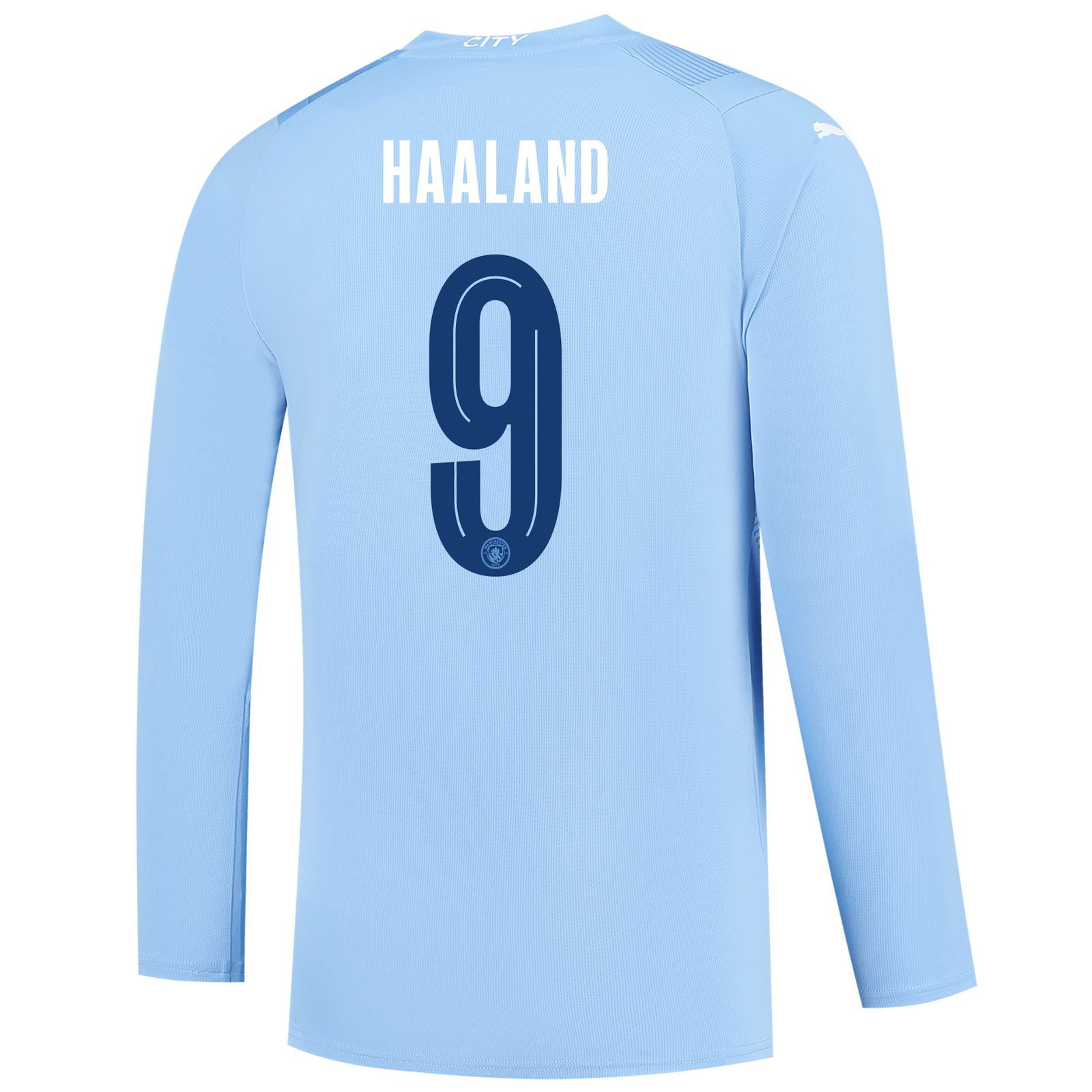 Kids' Manchester City Third Jersey 2023/24 with HAALAND 9 printing