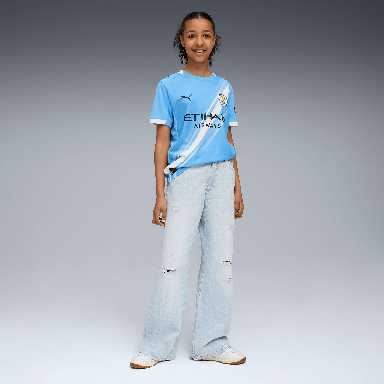 Kids' Manchester City Home Jersey 2025/26 | Official Man City Store