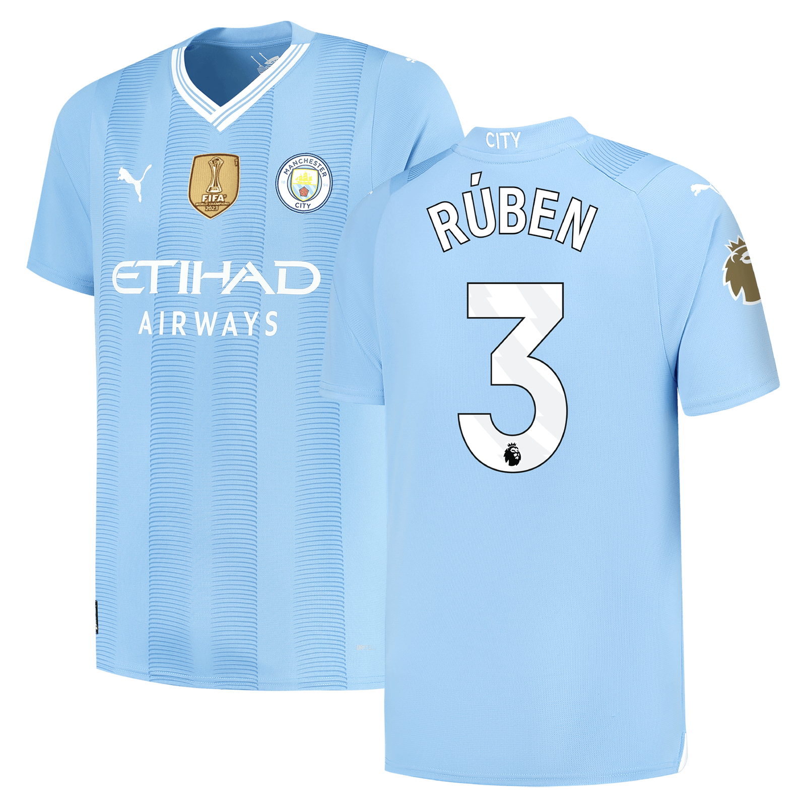 Camiseta 3ª Equipación Manchester City 2023/24 con estampado de RODRIGO 16