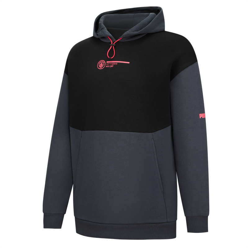 MCFC LW MENS FTBLCULTURE HOODY - grey