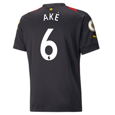 Manchester City Away Jersey 2022/23 with AKÉ 6 printing