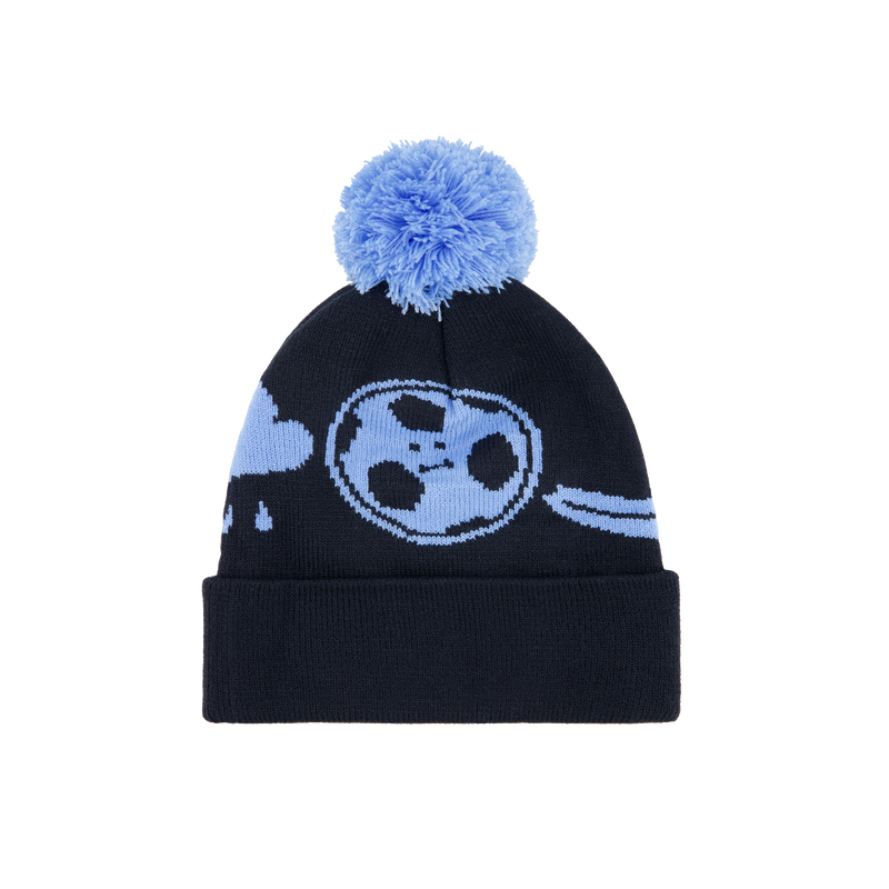 MCFC KIDS OUR KID BEANIE - blue