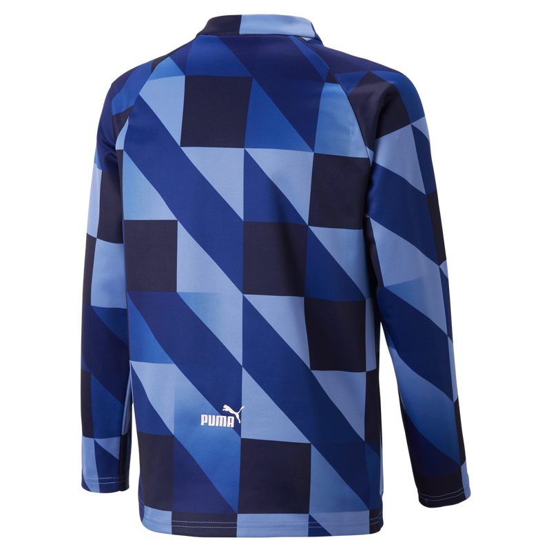 MCFC MW KIDS PRE MATCH SWEAT - lake blue