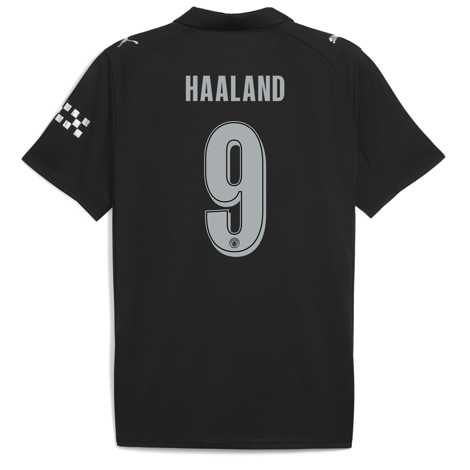 マンチェスター・シティ HAALAND 9 シャツ Mサイズ マンチェスター・シティ 2025/26 アウェイ HAALAND 9プリント