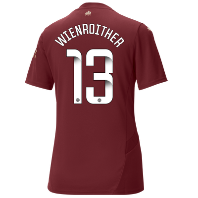 Women's Manchester City Third Jersey 2024/25 With WIENROITHER 13 printing