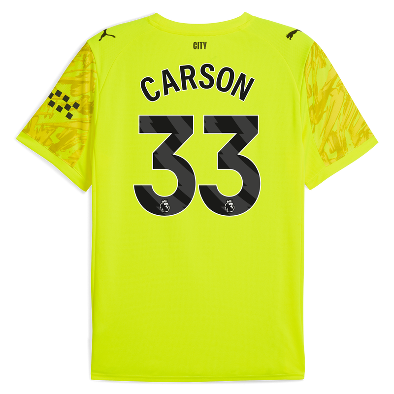 MENS GK JERSEY SS-CARSON-33-EPL-PL - 
