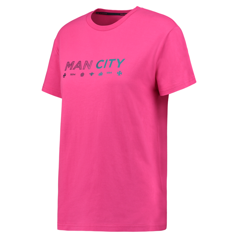 MCFC FW WOMENS ICON TSHIRT - pink