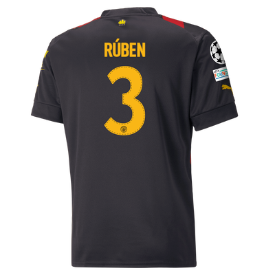 Camiseta 2ª Equipación Manchester City 2022/23 con estampado de RÚBEN 3