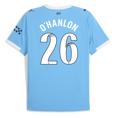 Manchester City Home Jersey 2025/26 With O'HANLON 26 Printing