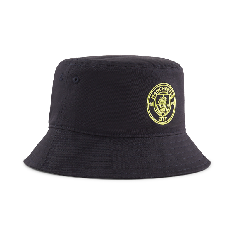 Man City Essentials Bucket Hat new navy unisex - Size L/XL from cotton  - Official Manchester City FC store