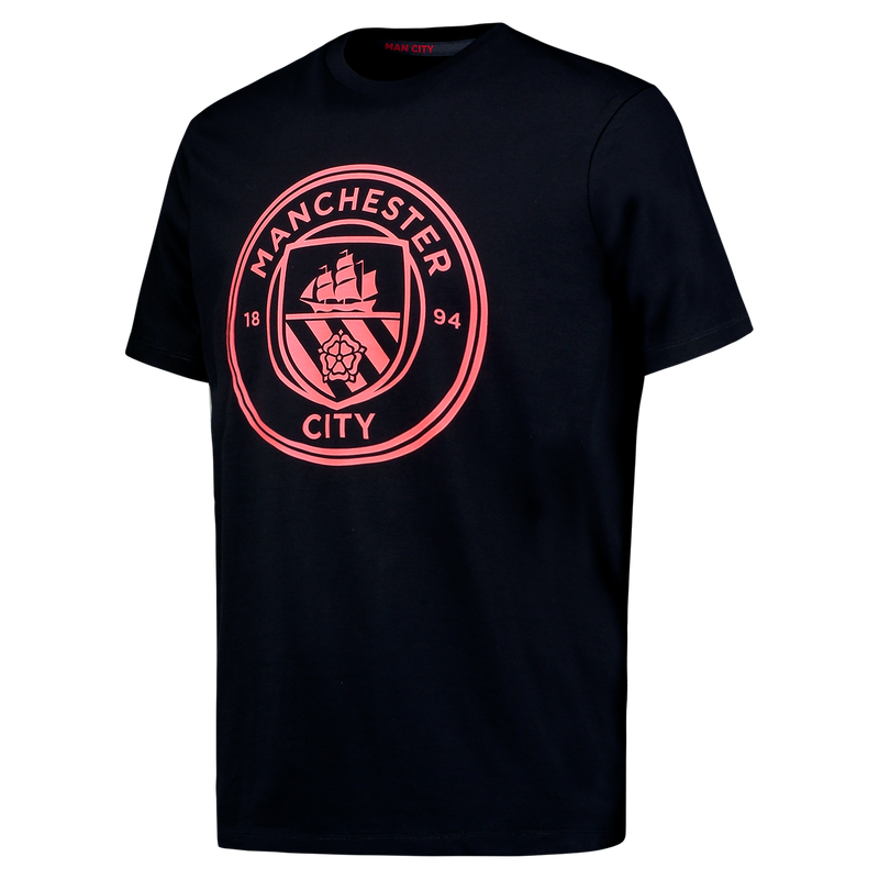 MCFC FW MENS LARGE CREST TSHIRT - dark navy