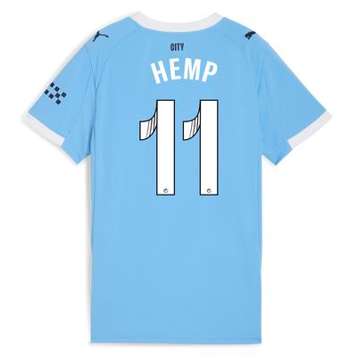 Manchester City Thuisshirt Dames 2025/26  en HEMP 11 bedrukking