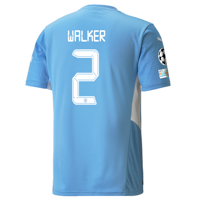 Manchester City Home Shirt 21/22 with Kyle Walker printing