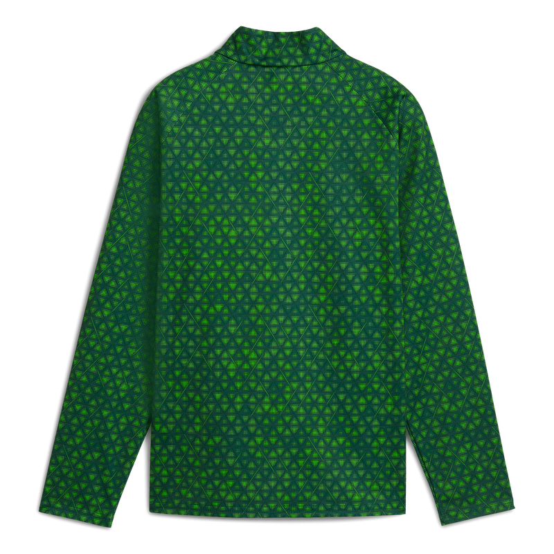 MCFC MW KIDS PREMATCH 1/4 ZIP TOP - green combo