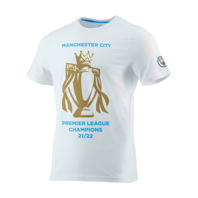 Manchester City Premier League Trophy Winners Tee