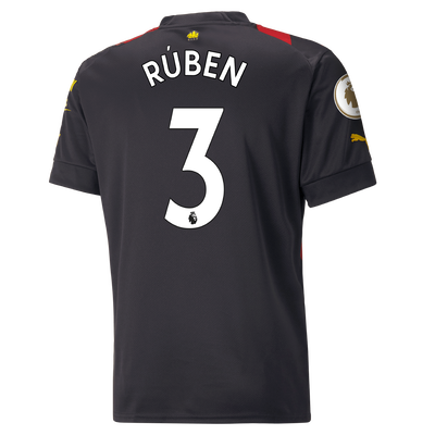 Camiseta 2ª Equipación Manchester City 2022/23 con estampado de RÚBEN 3