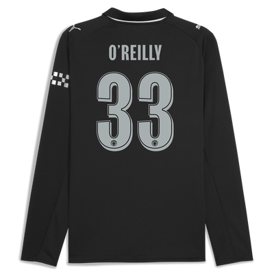 Maillot Extérieur Manchester City 2025/26 Manches Longues Avec Impression O'REILLY 33