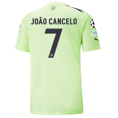Manchester City Third Jersey 2022/23 with JOÃO CANCELO 7 printing