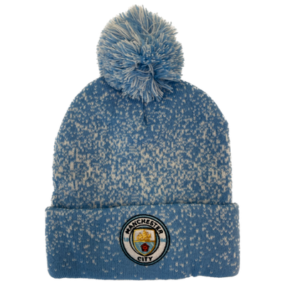 Manchester City Speckled Bobble Hat