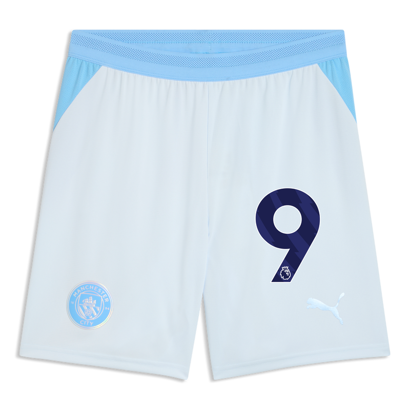 MENS SHORTS-HAALAND-9-EPL-NO - Icy Blue-Team Light Blue